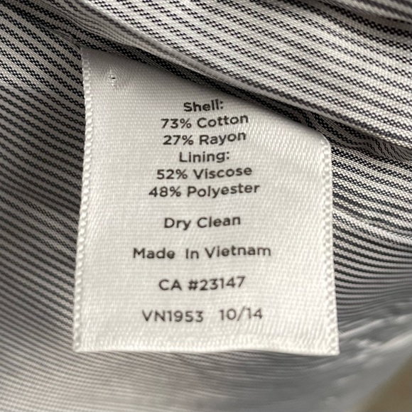 TALBOTS CLASSIC BLAZER | Navy | Size 6 - Picture 8 of 8